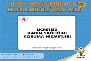 "SOSYAL HAKLARINIZDAN HABERİNİZ VAR MI?"